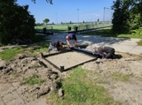 Plaatsing frame t.b.v. nieuw elektronisch scorebord (vrijdag 9 mei 2025) (17/31)